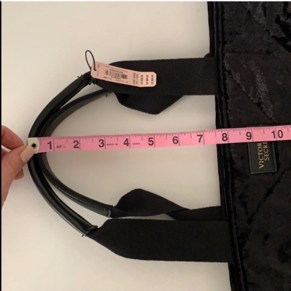 Victoria’s Secret Velvet Shoulder Tote Bag - Picture 10 of 11